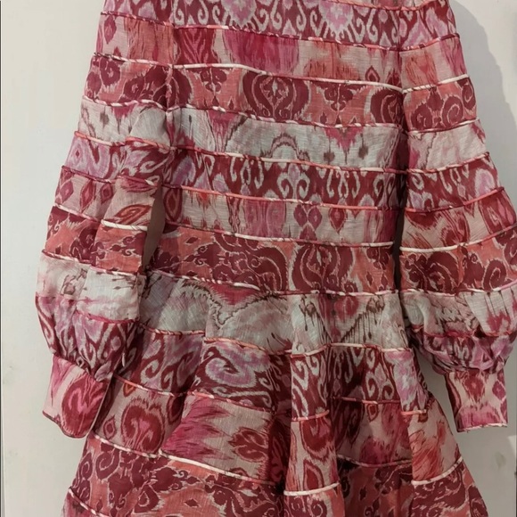 SOLD! ZIMMERMANN Wavelength Linen Silk-blend Dress - Picture 12 of 12